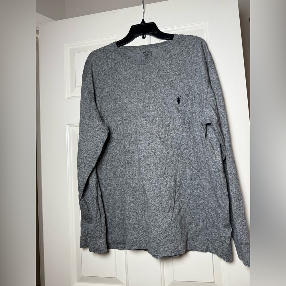 Polo Ralph Lauren Men’s Gray Long Sleeve Tee